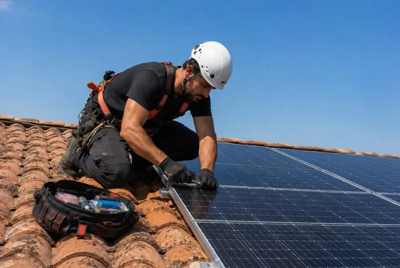 Maintenance et monitoring de panneaux solaires aux Peintures