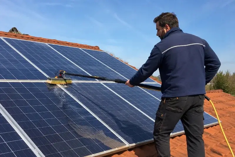 Nettoyage et entretien de panneaux solaires aux Peintures