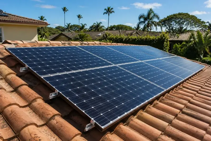 Installation de panneaux solaires aux Peintures
